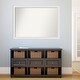 preview thumbnail 178 of 190, Wall Mirror Choose Your Custom Size - Extra Large, Blanco White Wood