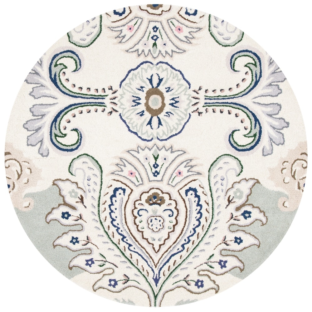 SAFAVIEH Handmade Bella Manjulata Floral Wool Rug