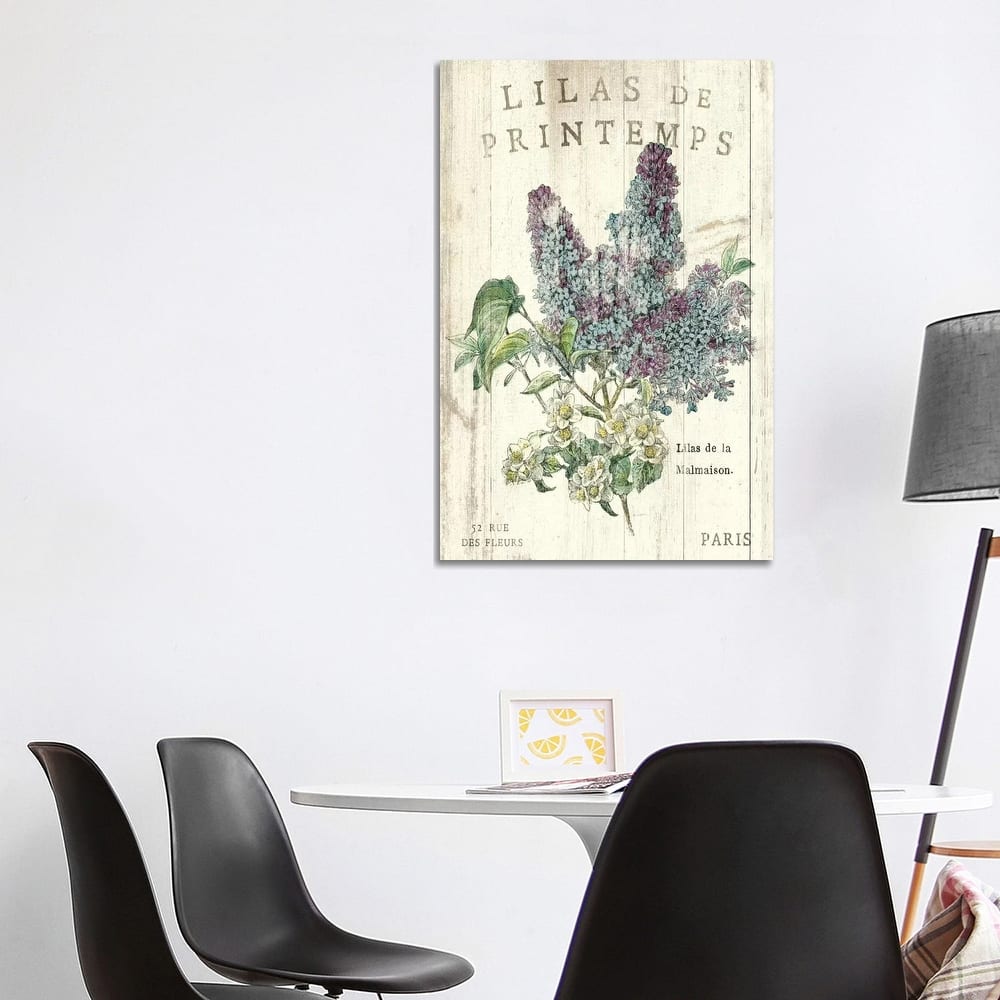 iCanvas "Lilas de Printemps " by Sue Schlabach Canvas Print