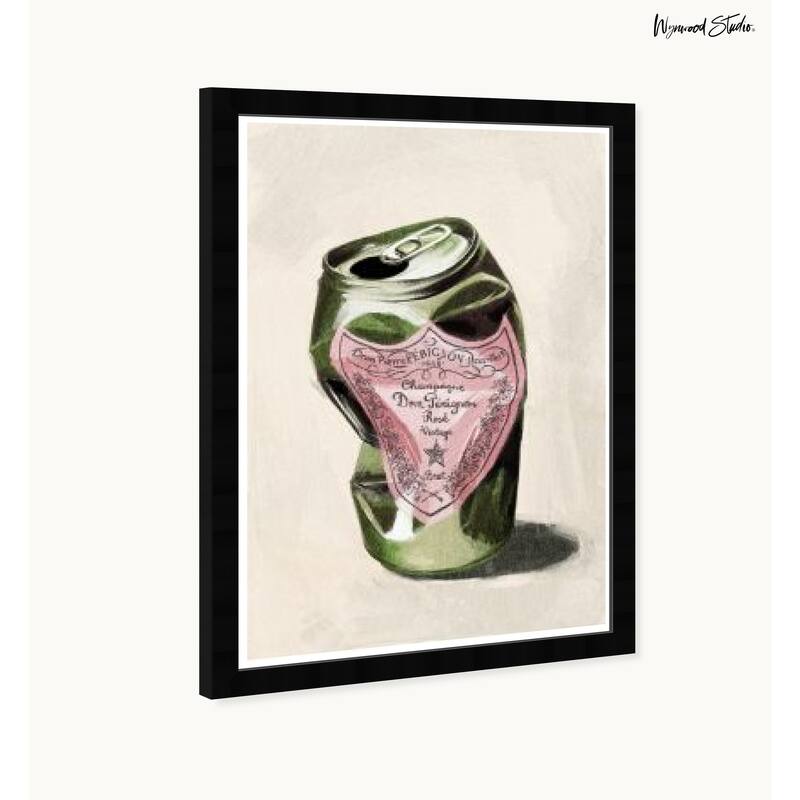 Wynwood Studio Glamor Drink Framed Trendy Retro Kitchen And Living Room Art Prints