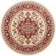 preview thumbnail 28 of 29, SAFAVIEH Mahal Reka Traditional Grandeur Red/ Natural Rug 6'7" Round - Creme/Red - Round
