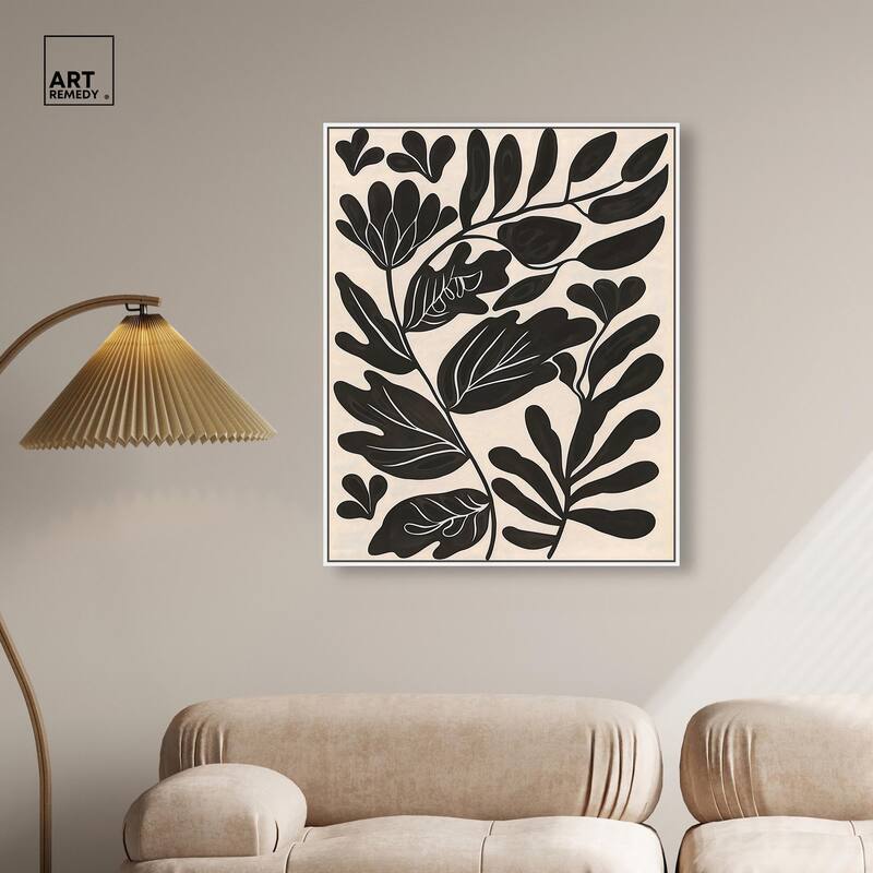 Ebony Eden Essence I Canvas by Art Remedy