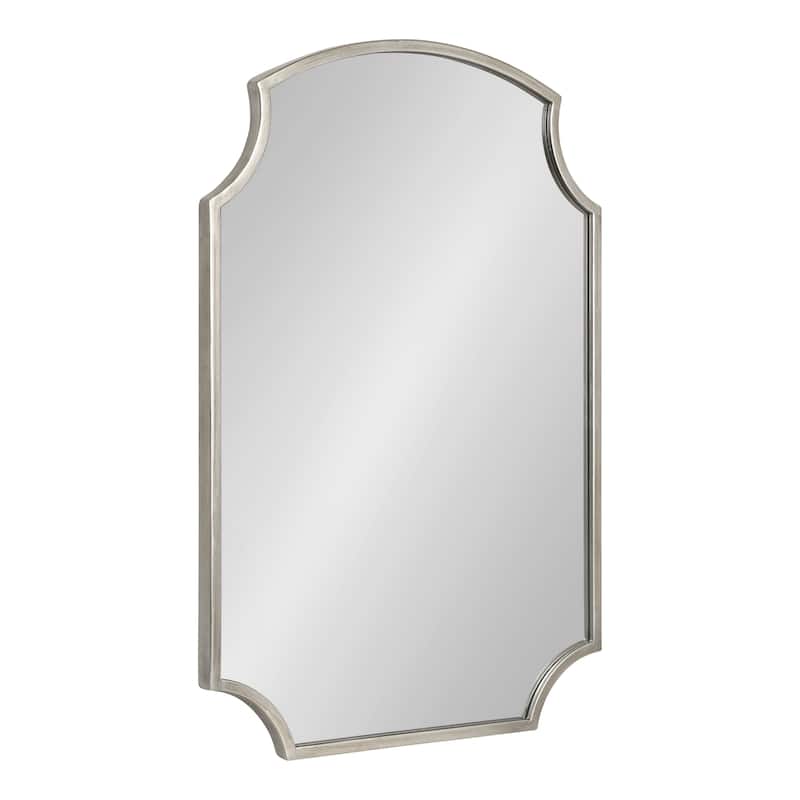 Kate and Laurel Carlow Framed Wall Mirror - 20x30 - Silver