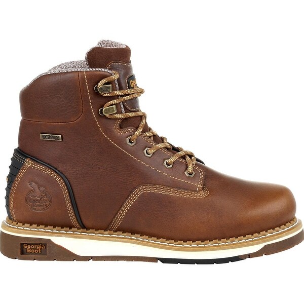 georgia steel toe wedge work boots