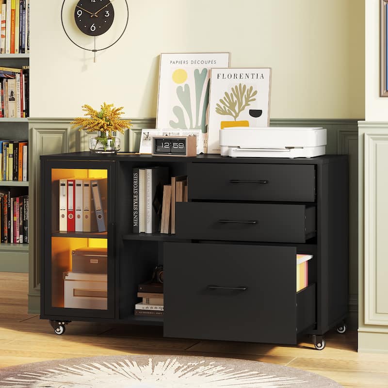File Cabinet Legal Letter, A4 Size Drawers Mobile Filing Cabinet