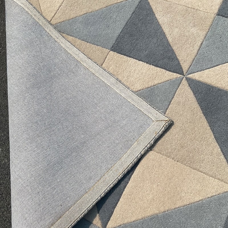 HERAT ORIENTAL Hand-tufted Geometric Panel Design Wool Rug Collection