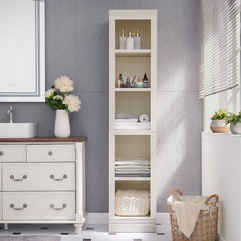 Halston 72.5" Tall Modular Bookcases Bookshelves 5-Tier Display Shelves Organizer and Storage