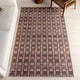 preview thumbnail 1 of 8, Nuloom Uzma Plaid Area Rug 3' x 5' - Rust - Rectangle
