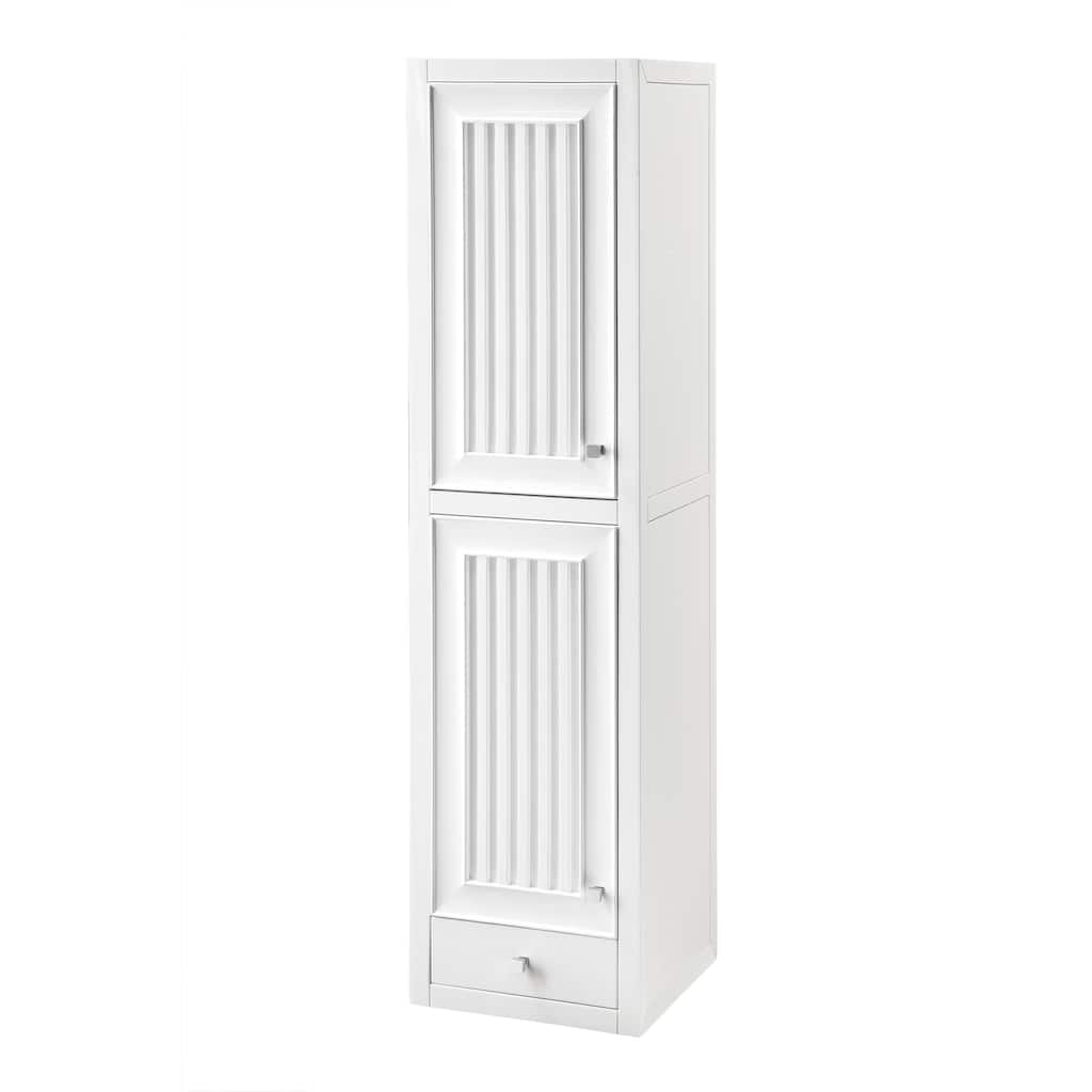 Athens 15" Tower Hutch - Left (Top Cabinet Only) - 14.8 x 14.9 x 57.8