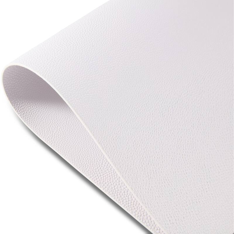Dainty Home Lucerne Premium Vegan Patent Leather Reversible 2 Pattern Rectangular Placemat Set Of 4
