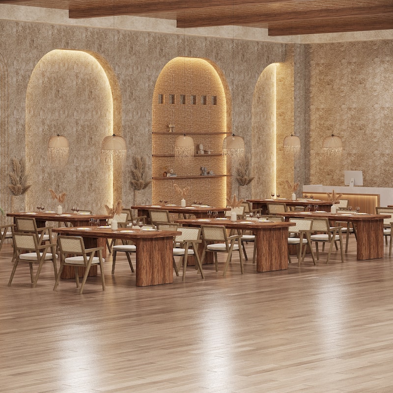 Wood Dining Table, Modern Kitchen Table, Dining Room Accent Table