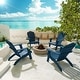 preview thumbnail 33 of 49, WINSOON HIPS Oversized Adirondack Chair with Cup-Holder
