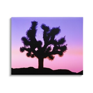 Stupell Crescent Moon Tree Silhouette Canvas Wall Art By Dennis Frates 