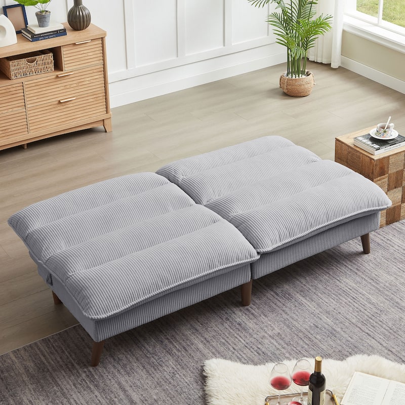 72.4" Armless Futon Sofa Bed