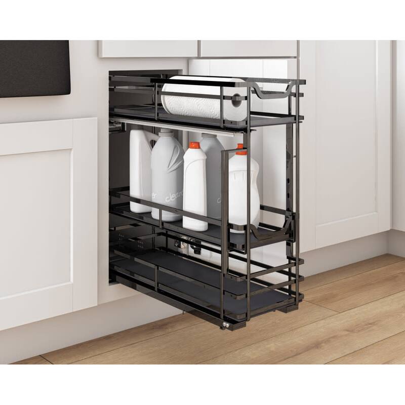 Hardware Resources 5 Inch Under Drawer Base Pull Out with Soft-Close