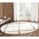 preview thumbnail 11 of 51, SAFAVIEH Montreal Shag Ucha 2-inch Thick Rug 6'7" Round - Ivory/Grey - Round