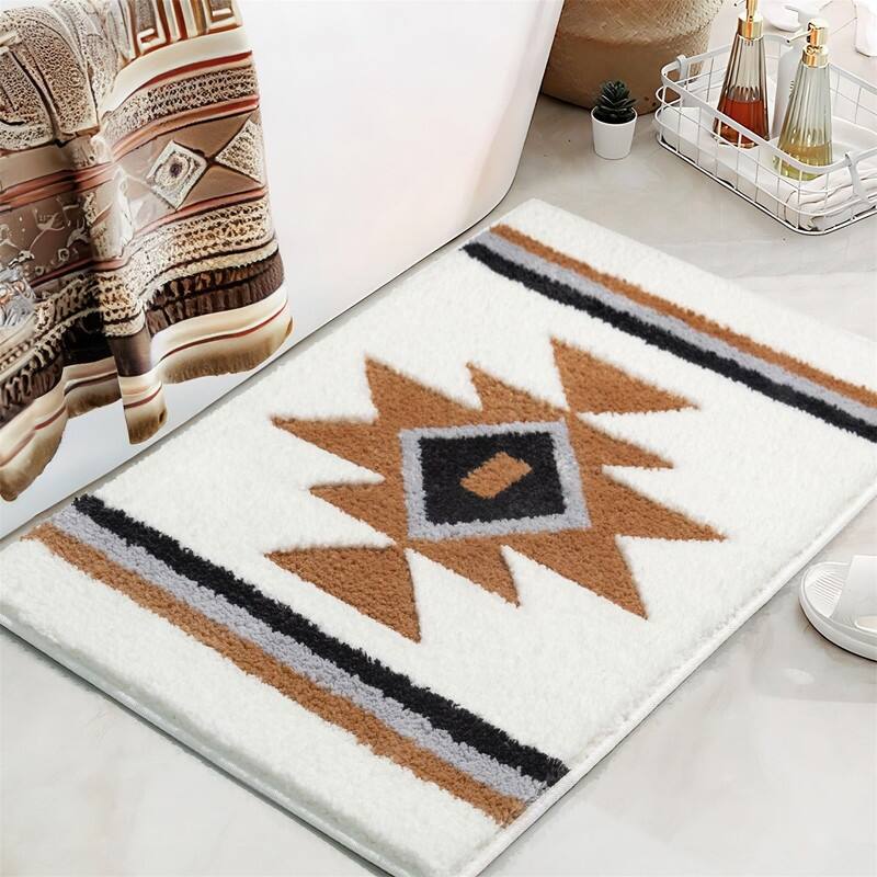 Bathroom Rug Mat - White