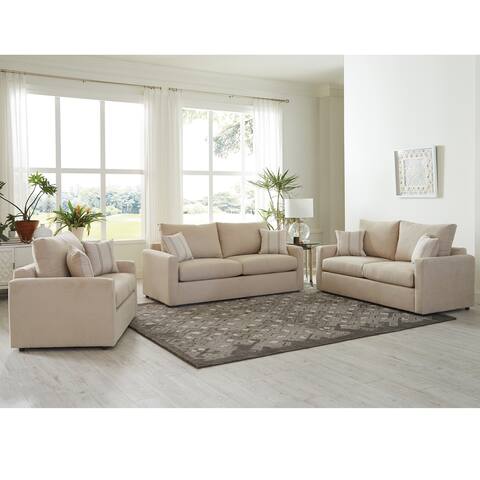 Maxwell Cream Sofa Bed With Gel Memory Foam Mattress