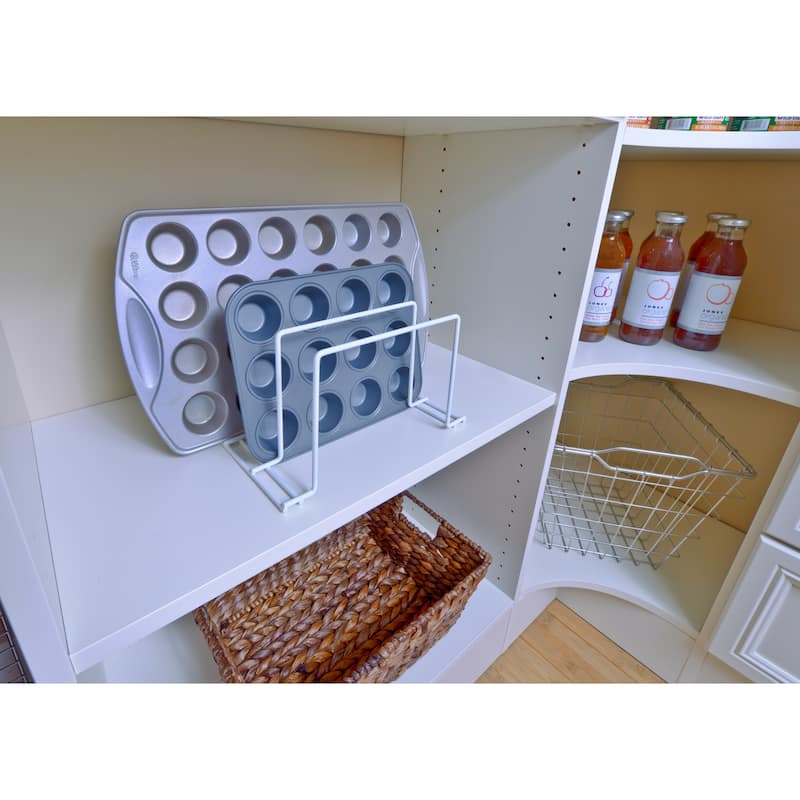Organized Living White 4-sort Large Kitchen Divider