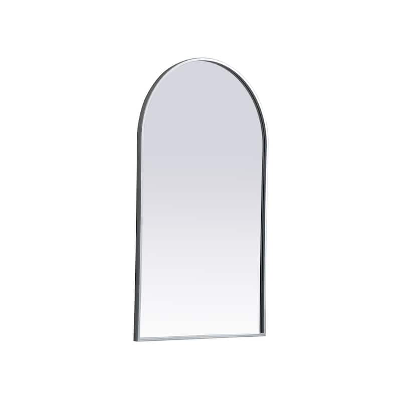 Indigo Home Metal Frame Arch Mirror 24x40 Inch