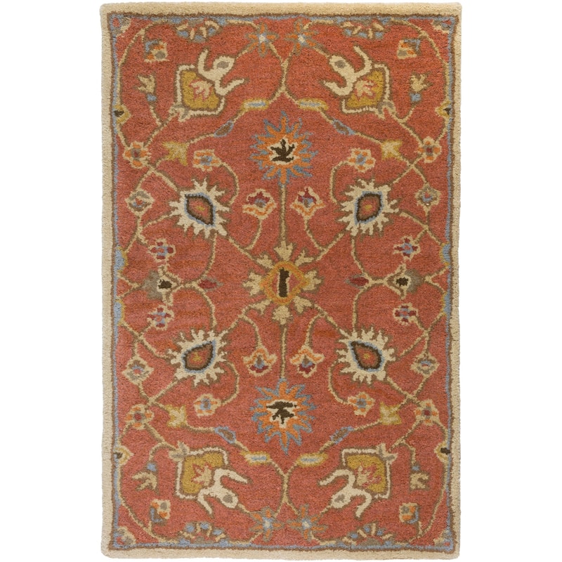 Livabliss Traditional Caesar Floral & Botanical Area Rug