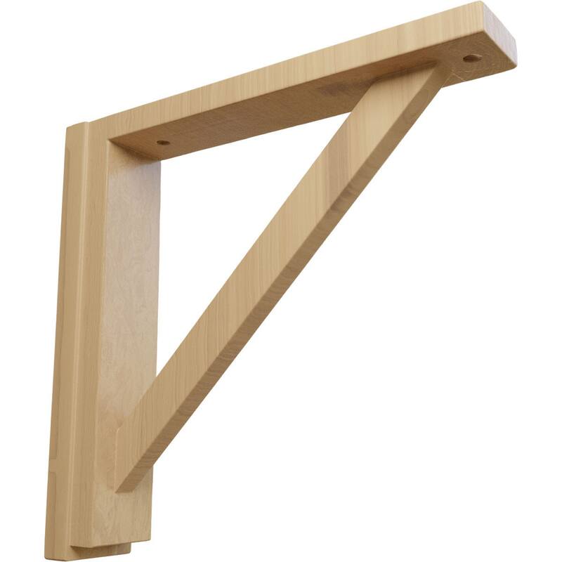 Traditional Shelf Bracket - 2 1/2 W x 12 3/4 D x 12 1/4 H - Cherry