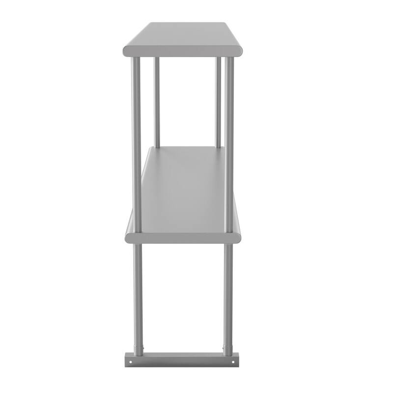 Commercial Grade NSF Certified Stainless Steel Metal Kitchen Double Overshelf