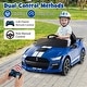 preview thumbnail 32 of 38, Costway 12V Licensed Ford Mustang Shelby GT500 Kids Ride on Car with - See Details