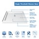 preview thumbnail 5 of 13, DreamLine SlimLine 36 in. D x 36 in. W x 2 3/4 in. H Single Threshold Shower Base - 36" x 36" White
