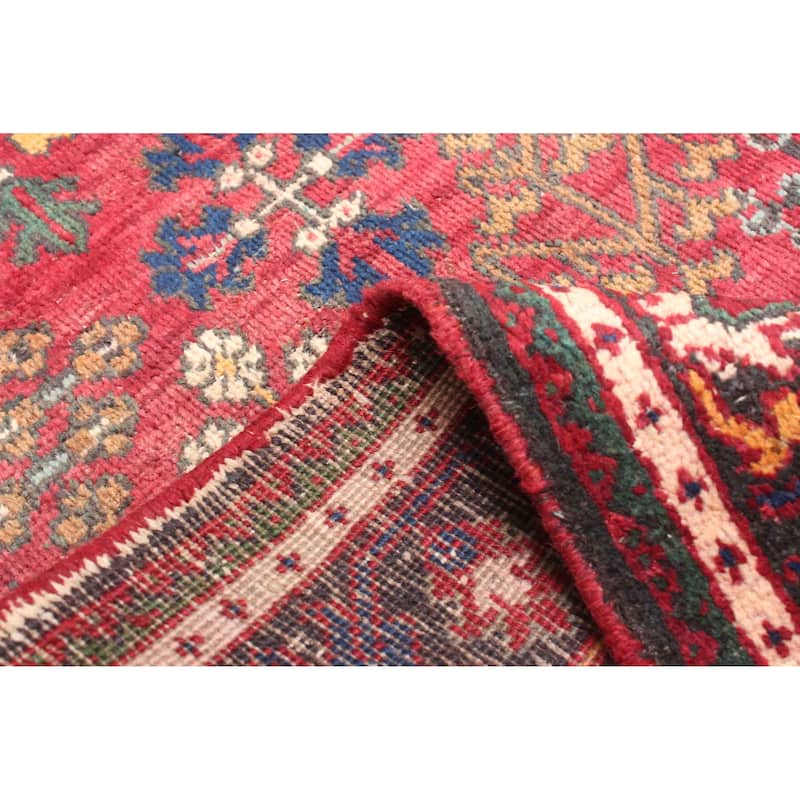 ECARPETGALLERY Hand-knotted Kayseri Red Wool Rug - 4'3 x 6'8