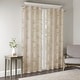 preview thumbnail 19 of 32, Madison Park Leilani Palm Leaf Burnout Window Curtain Sheer
