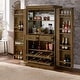 preview thumbnail 2 of 28, NoMad Bar Wine Storage Cabinet with Keys and LED Lights by iNSPIRE Q Classic