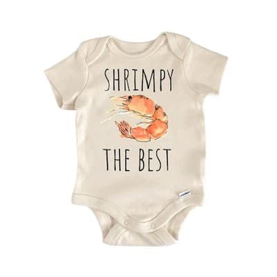 Shrimp Seafood Fish Foodie - Baby Boy Girl Clothes Infant Bodysuit Funny Cute Newborn