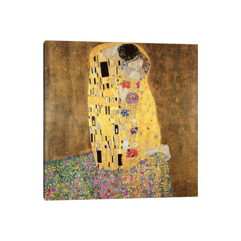iCanvas "The Kiss" by Gustav Klimt Canvas Print
