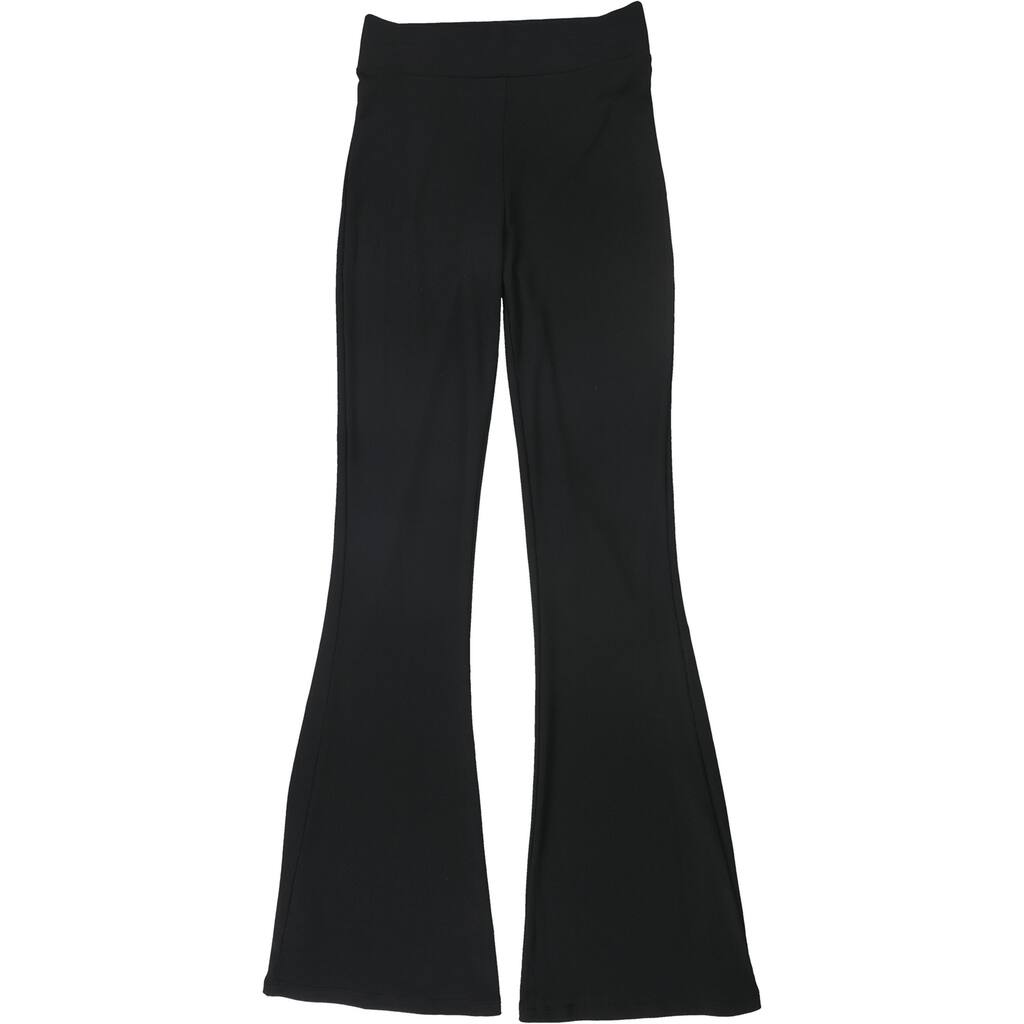 GUESS Womens Ribbed Casual Leggings,, Black, X-Small