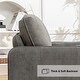 preview thumbnail 16 of 76, HOMYKA Oversized Accent Chair, Modern Sherpa Single Sofa with 2PCS Pillows