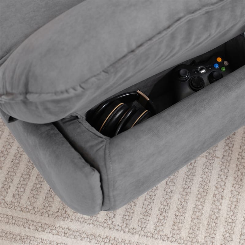Power Recliner Swivel Glider USB Charger with Bluetooth Music Player