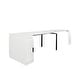 preview thumbnail 10 of 33, 118.11" Modern Wood Multifunctional Extendable Dining Table with Outlet and Storage