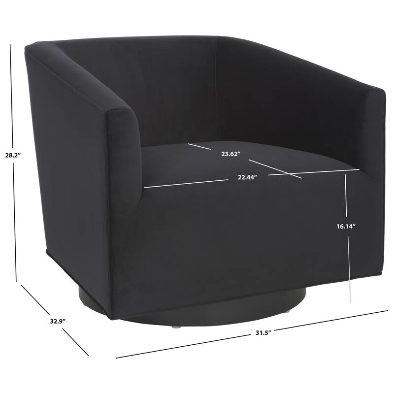 SAFAVIEH Frona Accent Chair (Fully Assembled) - 32" W x 33" D x 29" H - 32Wx33Dx28H