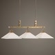 preview thumbnail 6 of 4, Uttermost Brookdale Industrial 3-Light Linear Chandelier