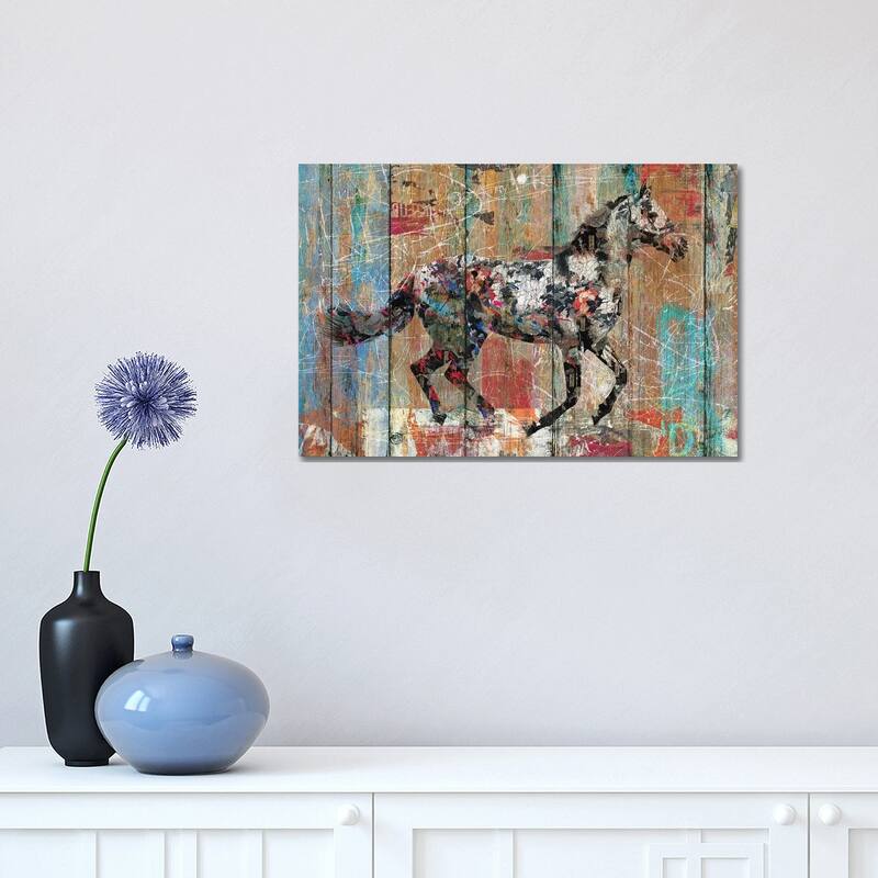 iCanvas "Source of Life (Wild Horse)" by Diego Tirigall Canvas Print - 12x18x1.5