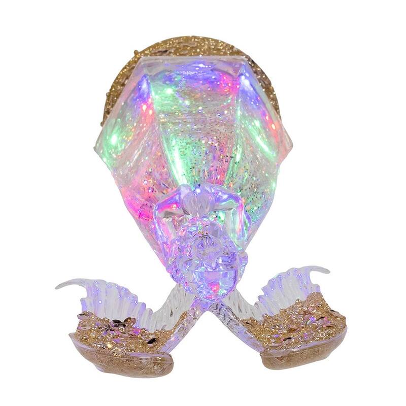 Kurt Adler 10.24-Inch Battery-Operated LED Lighted Angel Lantern