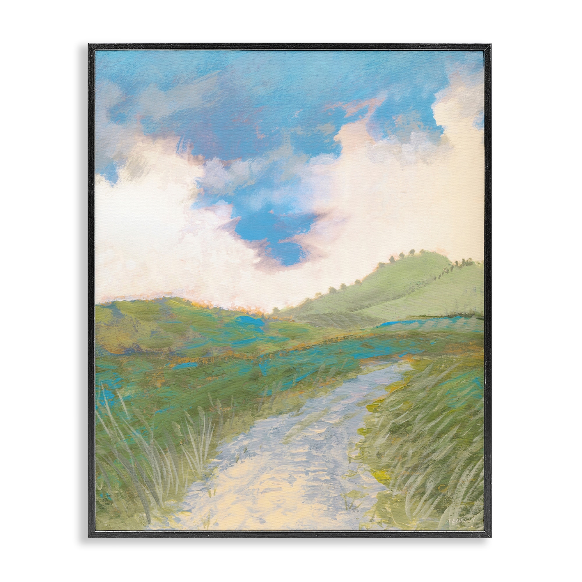 Stupell Windy Path Impression Framed Giclee Art Design By Dan Meneely