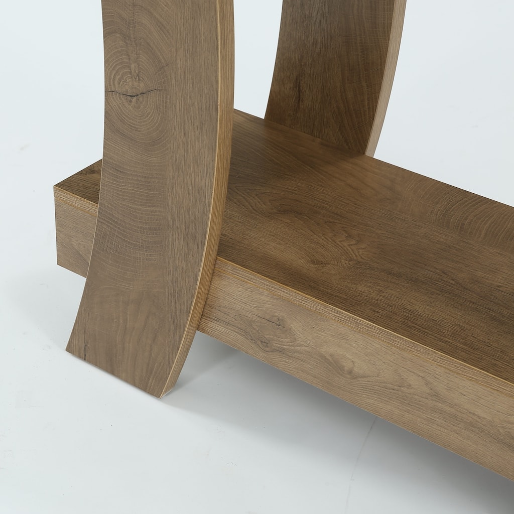 41.34" Farmhouse Console Table with Storage