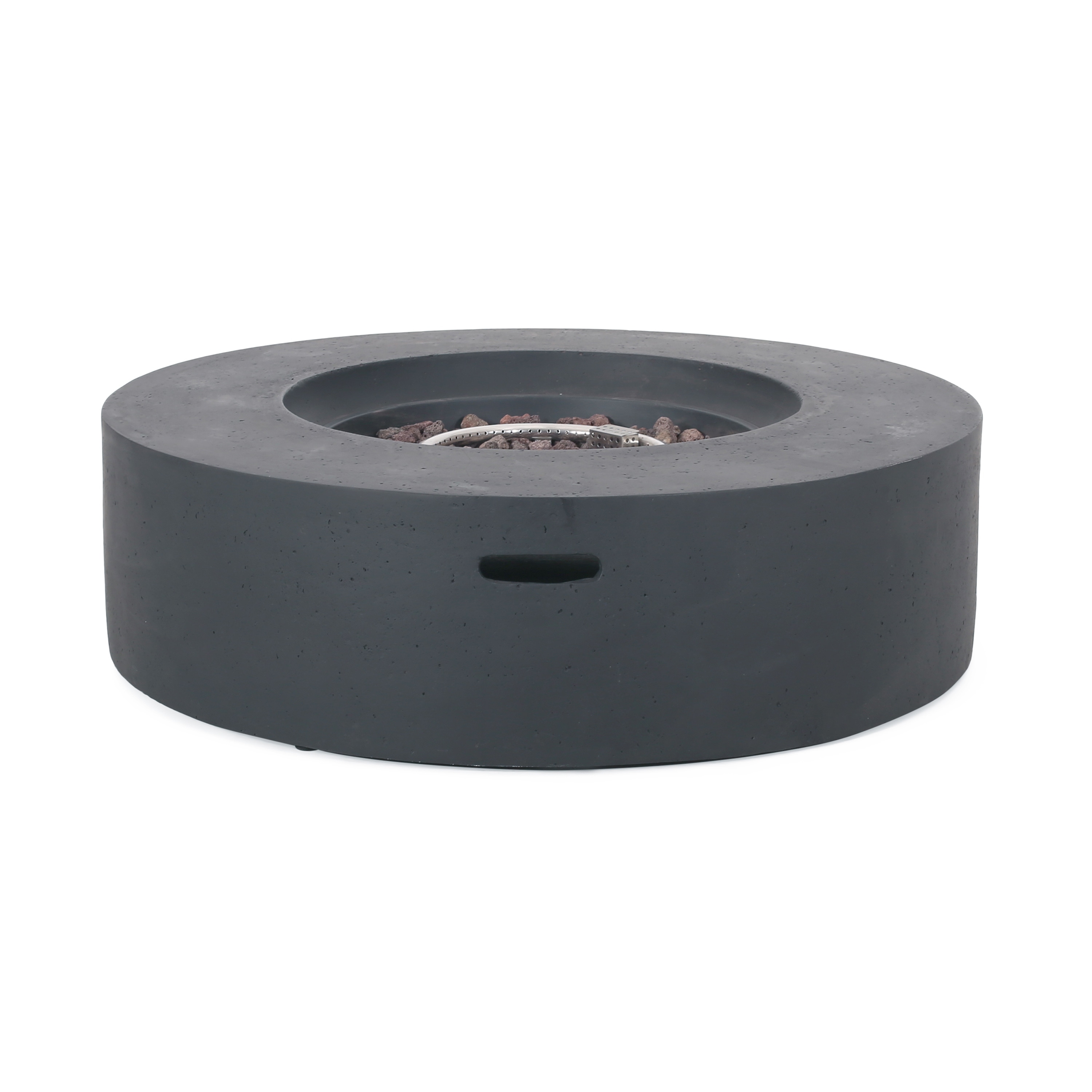 Christopher knight home circular outdoor gas fire on sale pit table with tank holder