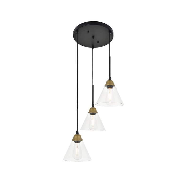 Histoire 3 light chrome Pendant
