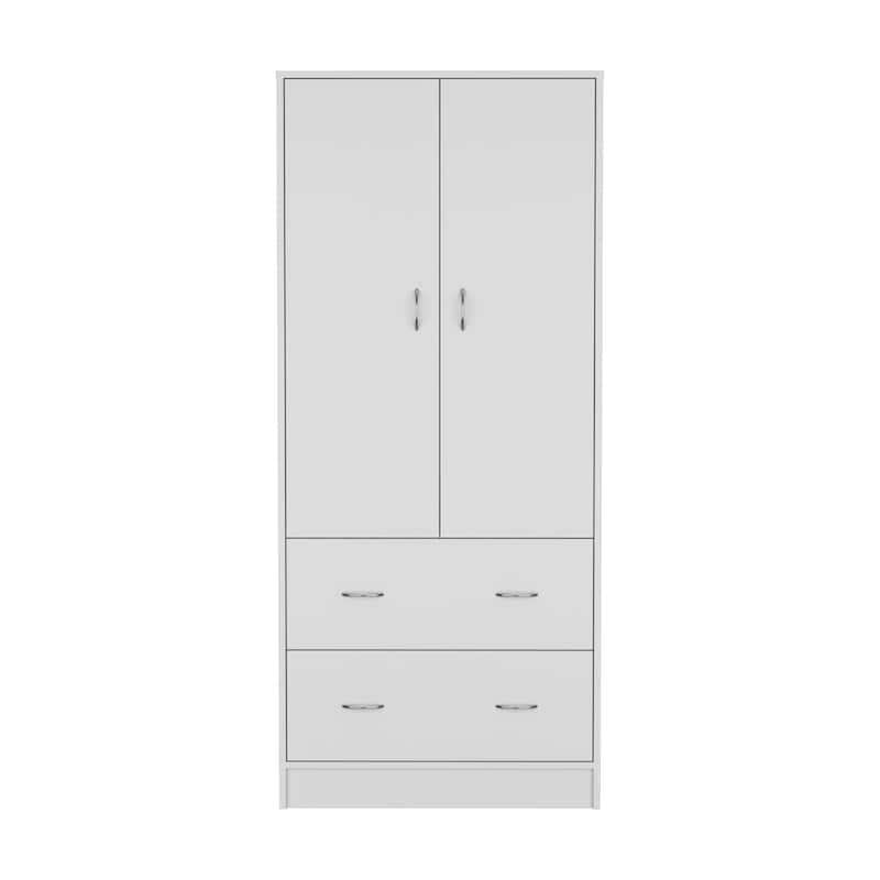 Taly Armoire Engineered wood with Double Doors 2 Drawers - N/A