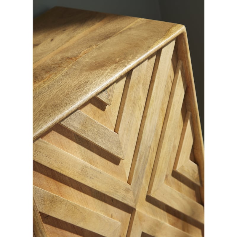 Signature Design by Ashley Cadewick Brown/Beige Accent Cabinet - 58"W x 16"D x 32"H