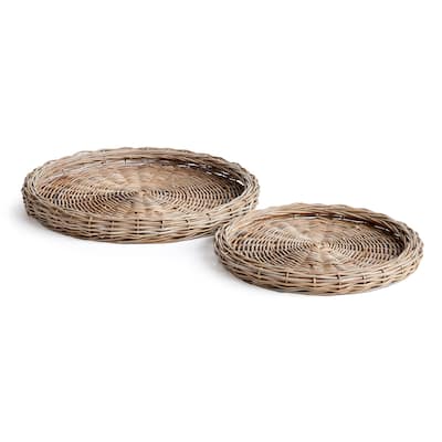 Eloise Round Trays, Set Of 2 - 2 Pc Round