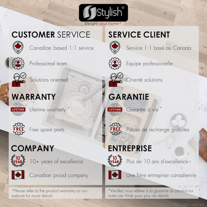 STYLISH Dual Mount 31" Double-Bowl Stainless Steel Kitchen Sink with Grids and Strainers S-401G - 31" x 18" x 9"